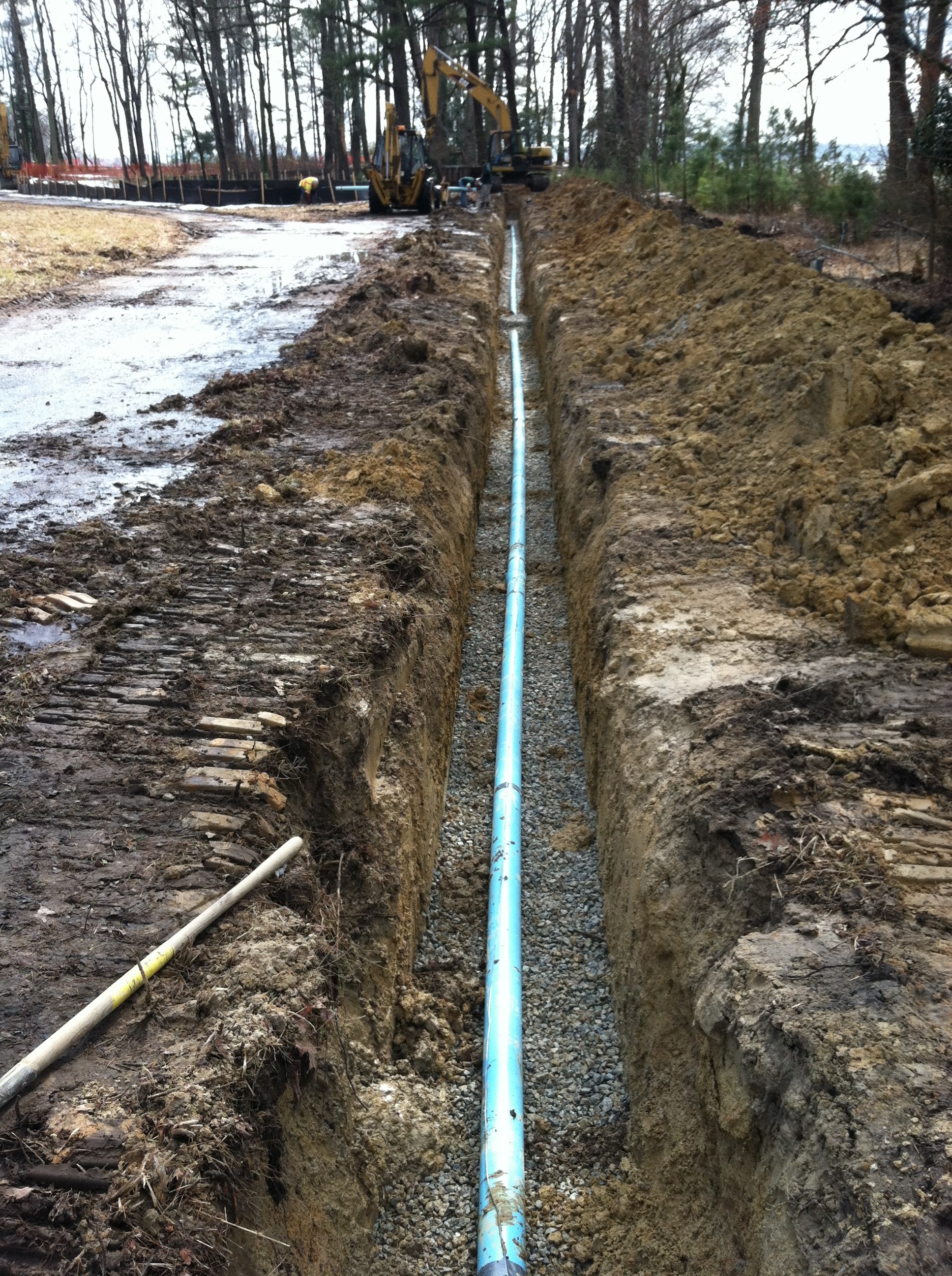 Laying New Pipe